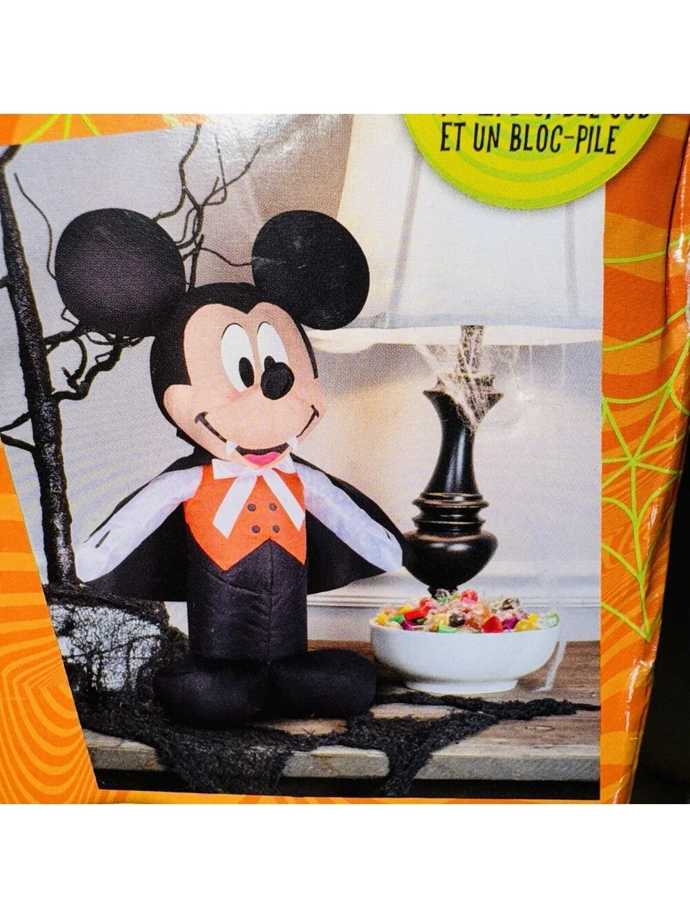 Gemmy Mickey Mouse Halloween Vampire 21